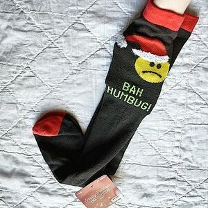 Bah Humbug Knee High Socks size 9-11